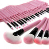 Makeup Brush Set with Leather Bag